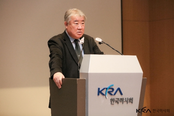 김우남 제37대 한국마사회 회장이 지난 3월 4일 취임식을 갖고 3년의 임기를 시작했다. 사진=한국마사회