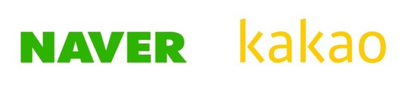 네이버, 카카오 CI. 사진=각 사 제공