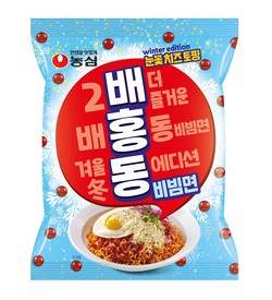 농심 '배홍동비빔면 윈터에디션' 제품 이미지. 사진=농심