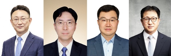 순서대로 삼성생명 김우석, 박준규, 홍선기, 홍성윤 부사장. 사진=삼성생명