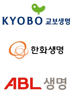 교보생명, 한화생명, ABL생명 CI. 사진=각 사