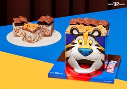 배스킨라빈스 '토니와 체키의 반전 매력' 미니 케이크 이미지. 사진=SPC그룹