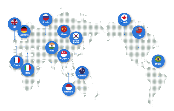 현대캐피탈 해외법인 세계지도. 사진=현대캐피탈