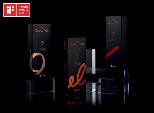 _LG화학 히알루론산(HA) 필러 '와이솔루션' 3종.(사진=LG화학)