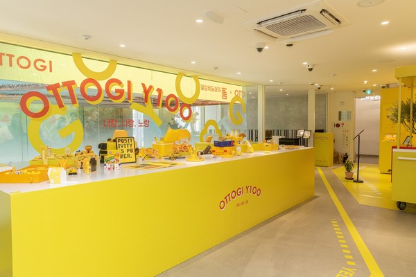 오뚜기 팝업스토어  ‘OTTOGI Y100’ 내부 모습. 사진=오뚜기