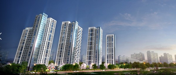 고양 일산1-2구역 주택재개발사업 투시도. (사진=DL건설)