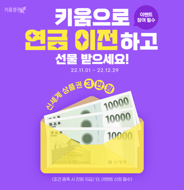 키움증권이 연말정산 대비 다양한 이벤트를 진행한다. 사진=키움증권