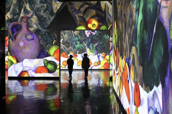  ‘세잔, 프로방스의 빛‘ 전시. 사진 제공=빛의 벙커