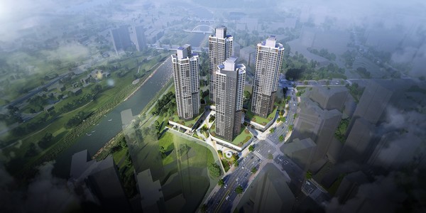 진주혁신도시 푸르지오 퍼스트시티 조감도. 사진=대우건설