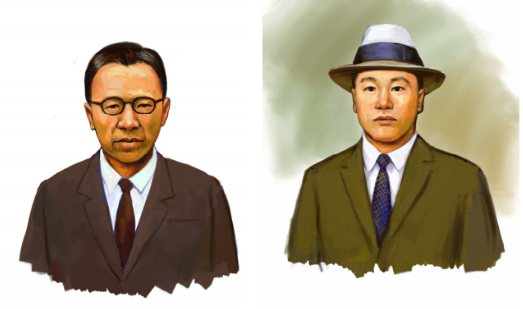 왼쪽부터 안현경·이원순 선생. 사진 제공=국가보훈처