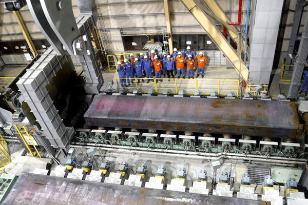 세계 최대 두께 700mm 반제품 철강재를 생산할 수 있는 포스코 PosMC(POSCO Mega Caster). 사진=포스코