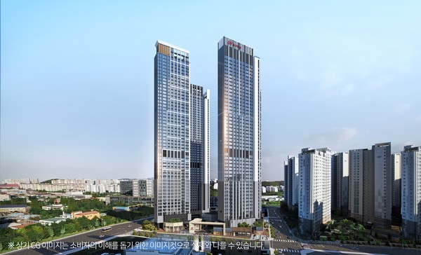 ‘힐스테이트 불당 더원’ 투시도. 사진=현대건설