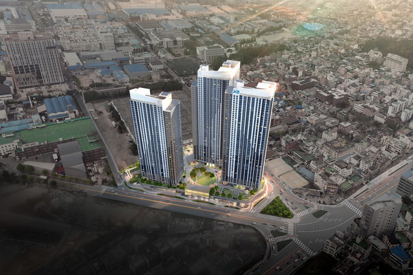 복대자이 더 스카이 조감도. 사진=GS건설