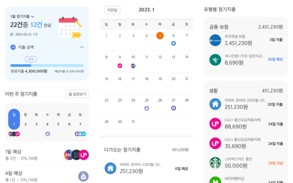 IBK기업은행이 마이데이터 기반 ‘정기지출 관리’ 서비스를 출시했다. 사진=IBK기업은행