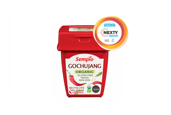 샘표의 '유기농 고추장'이 2023 국제자연식품박람회에서 선정하는 '올해의 혁신 제품' 최종 후보에 올랐다