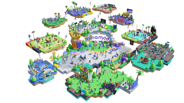 신한은행이 자체구축 메타버스 '시나몬 시즌2' 오픈 기념 이벤트를 진행한다. 사진=신한은행