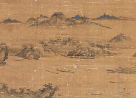 독서당계회도 가운데 그림 부분. 사진 제공=문화재청