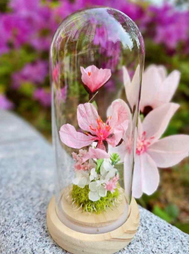 복숭아꽃 무드등. 사진 제공=문화재청