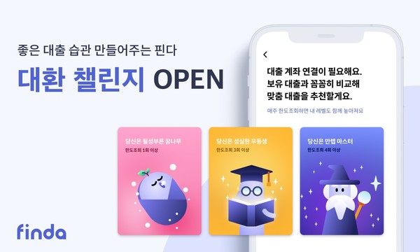 핀다가 '대환 챌린지'를 오픈했다. 사진=핀다