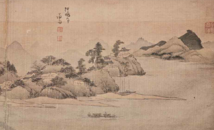 정선이그린 '압구정도'. 사진 제공=서울역사편찬원