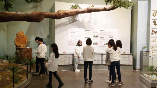 6기 어린이 해설사 전시해설 연습. 사진 제공=문화재청