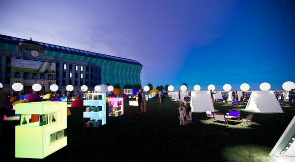 ‘밤의 여행 도서관’ 조감도. 사진 제공=서울도서관