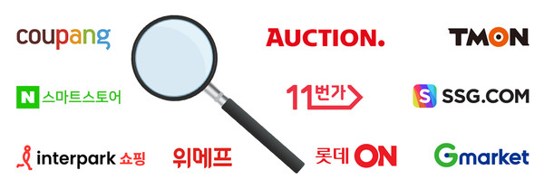 국내 이커머스 10곳 중 7곳에서 후쿠시마 관련 상품이 판매 중이다. 그래픽=김하늘 기자