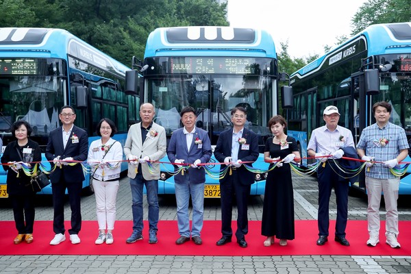 고양특례시 덕이동 누리버스 N002번 개통식. 사진=고양특례시