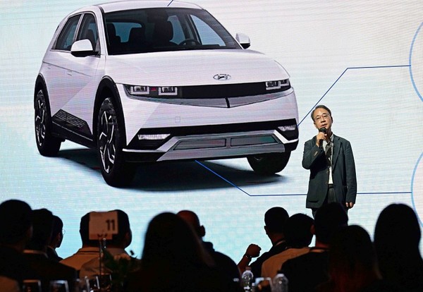 2023 현대차 비전 콘퍼런스에서 이종수 부사장이 인사말을 하고 있는 모습. 사진=현대자동차