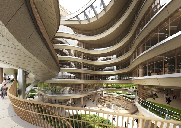 청라 그룹헤드쿼터 조감도. 사진=하나금융지주