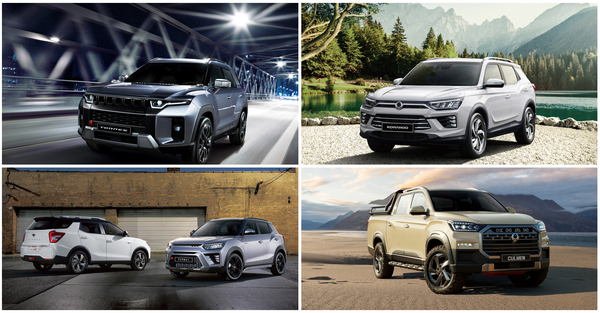 KG모빌리티가 추석을 맞아 9월 한 달 동안 '한가위 세일 페스타'를 진행한다. KG모빌리티 판매 모델들. 사진=KG모빌리티