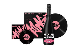 GS25가 힙합 레이블 AOMG와 'AOMG 스파클링' 와인을 단독 출시한다. 사진=GS25