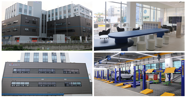 KG모빌리티 군포 광역서비스센터. 사진=KG모빌리티