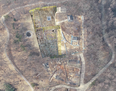 공산성 추정왕궁지 전경. 사진 제공=문화재청