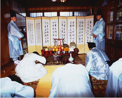 설날 차례. 사진 제공=국립민속박물관