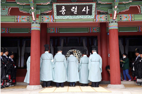 2022년 만인의사 순의제향. 사진 제공=문화재청