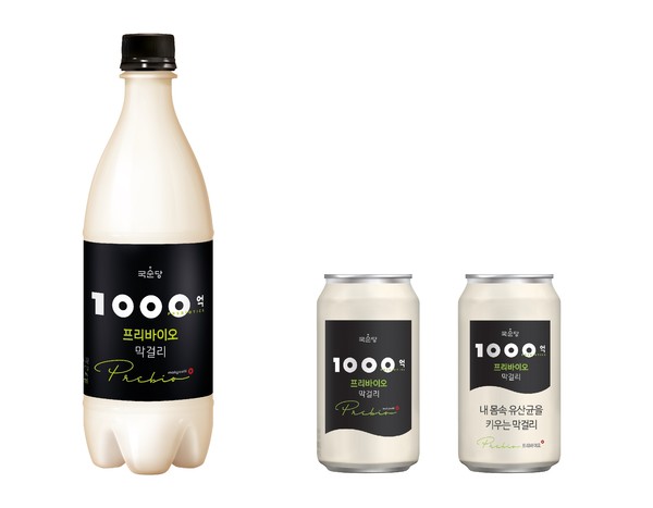 국순당 '1000억 프리바이오 막걸리' 제품 이미지. 사진=국순당