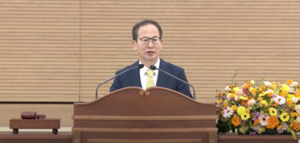 양종희 KB금융 회장 내정자. 사진=KB금융 유튜브