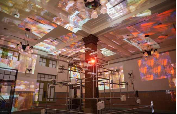 서울에서는 최초로 선보이는 백남준의 ‘시스틴 채플’. 사진 제공=서울문화재단