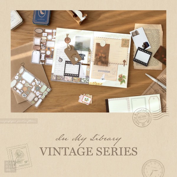 아성다이소가 유럽의 앤틱한 무드를 담은'빈티지 시리즈 다꾸용품'을 출시했다. 사진=아성다이소