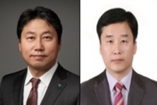 정혜성 하나대체투자자산운용 차기 대표이사 후보, 배성완 하나손해보험 차기 대표이사 후보. 사진=하나금융지주