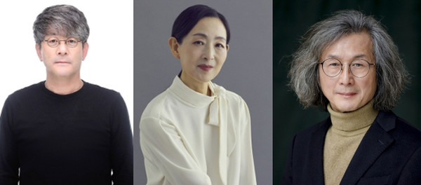 왼쪽부터 김광보, 김경숙, 김성진 예술감독. 사진 제공=경기아트센터