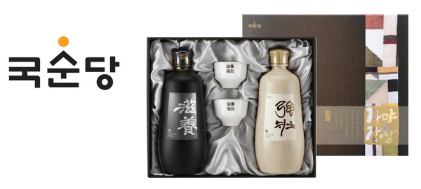 국순당이 한국이미지상 2024 시상식에 '자양강장 백세주세트'를 협찬한다. 사진=국순당