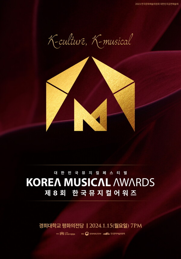 제8회 한국뮤지컬어워즈 포스터. 사진 제공=한국뮤지컬어워즈