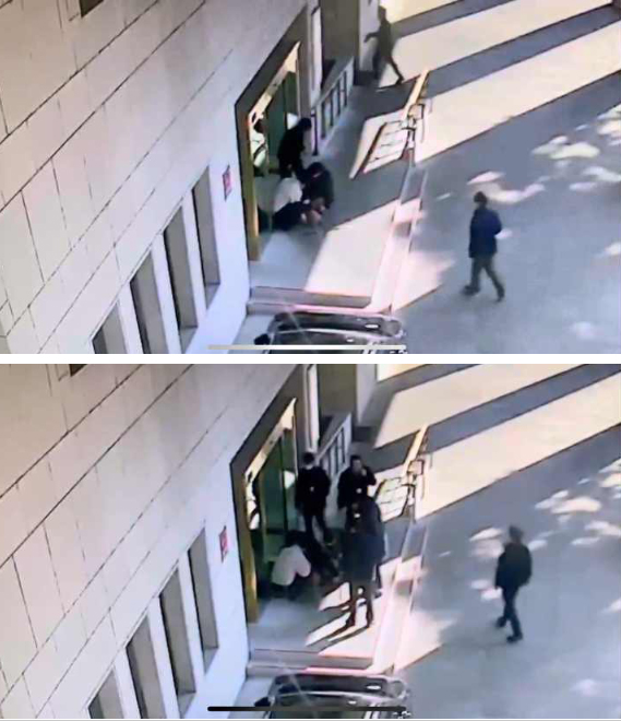 현장 CCTV 영상 캡쳐. 사진=세종문화회관