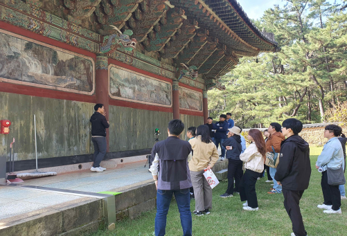 모니터링(목조유산) 교육. 사진=문화재청