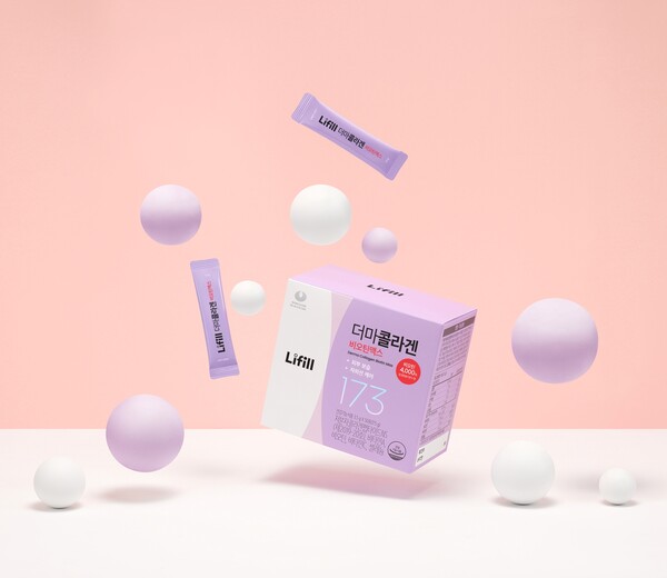 농심이 피부 건강과 일상 에너지를 동시에 챙길 수 있는 건강기능식품 '라이필 더마콜라겐 비오틴맥스'를 출시했다. 사진=농심