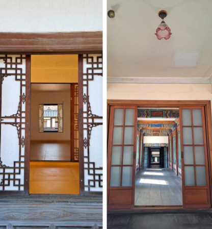 왼쪽부터 낙선재, 희정당. 사진=문화재청