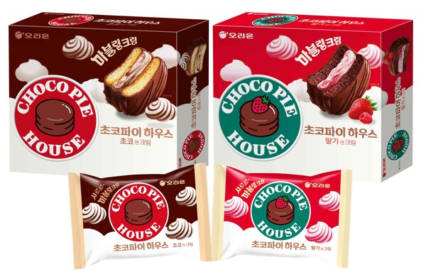 오리온의 장수 브랜드들이 스핀오프를 통해 새로운 경험을 선사하며 2030세대에 큰 인기를 끌고 있다. 오리온 초코파이 하우스 제품 이미지. 사진=오리온