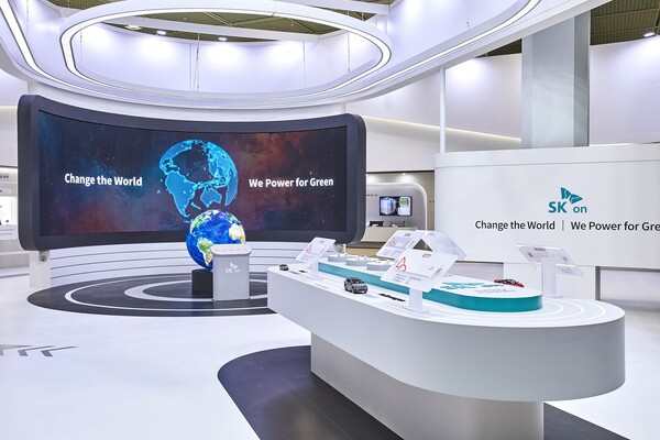 올해 열린 인터배터리에 마련된 SK온 부스. 사진=SK온